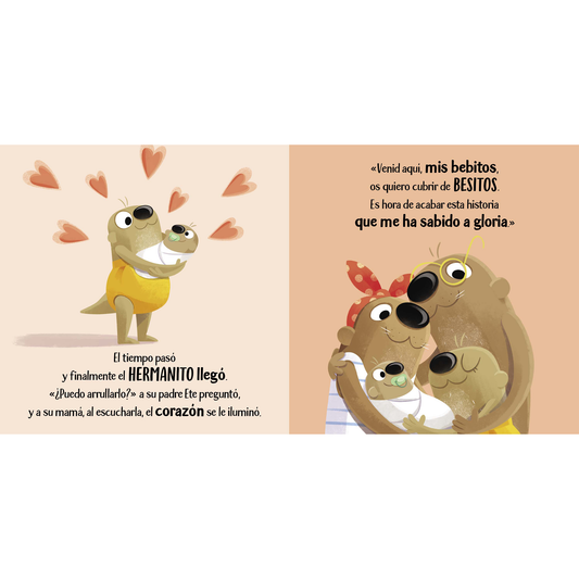 La nutria ete espera un hermanito
