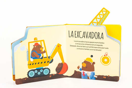 Los vehículos de la obra