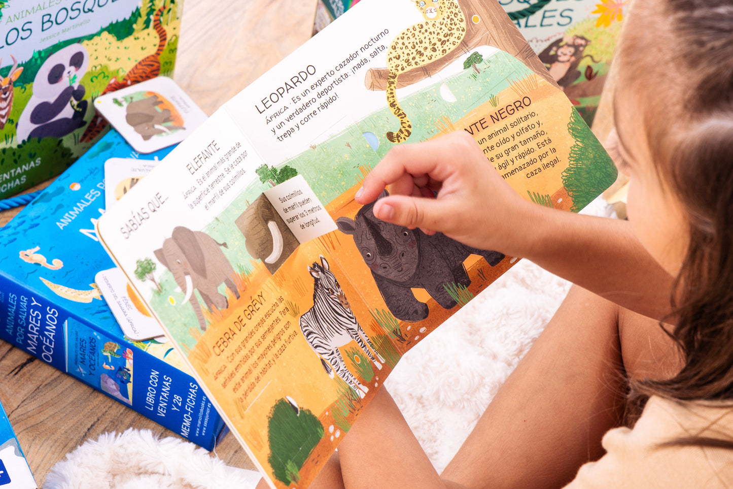 Animales por salvar desiertos y sabana