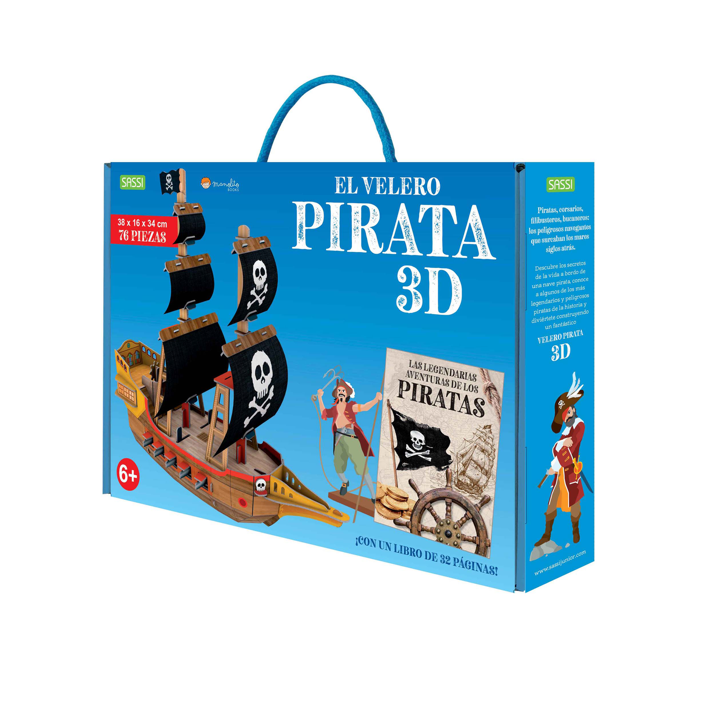 El velero pirata 3d