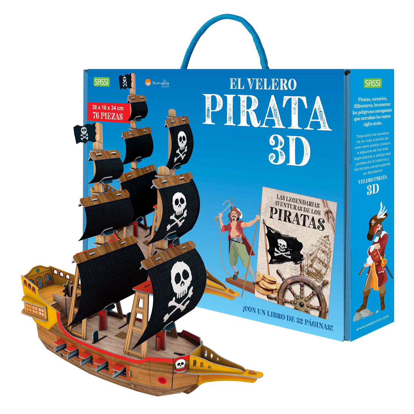 El velero pirata 3d