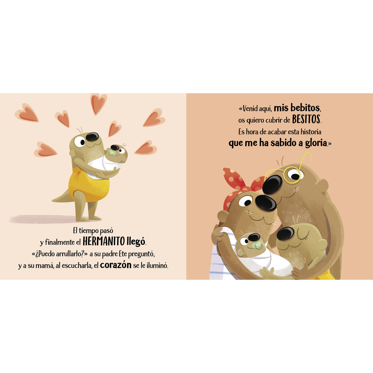 La nutria ete espera un hermanito