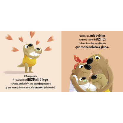 La nutria ete espera un hermanito