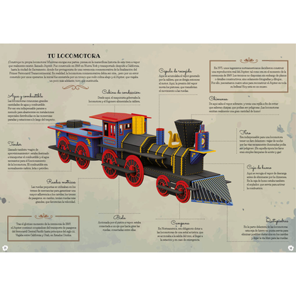 Construye una locomotora 3d