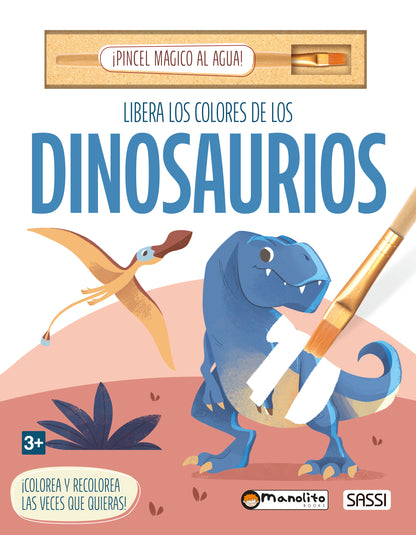 Libera los colores de los dinosaurios