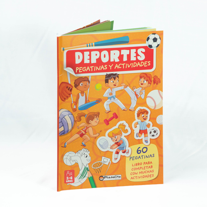 Deportes pegatinas y actividades