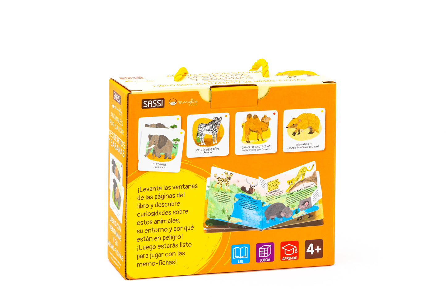 Animales por salvar desiertos y sabana