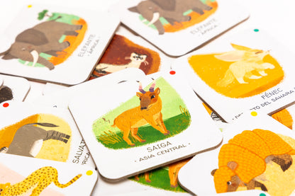 Animales por salvar desiertos y sabana