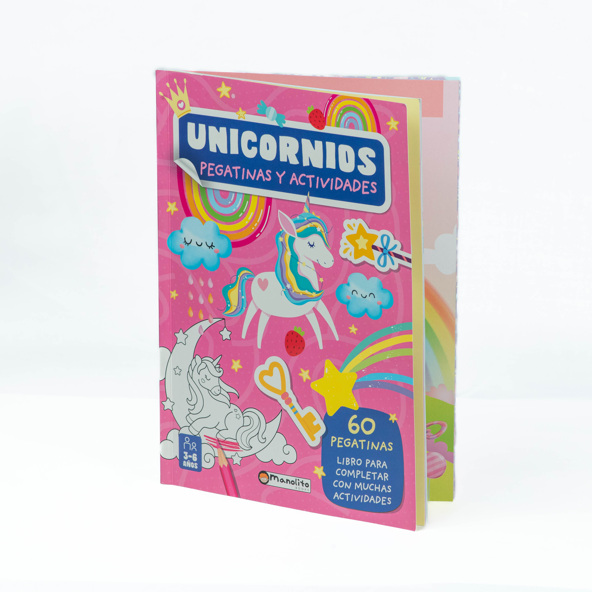 Unicornios pegatinas y actividades