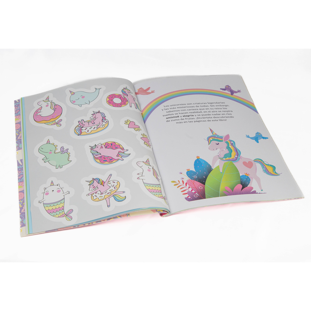 Unicornios pegatinas y actividades