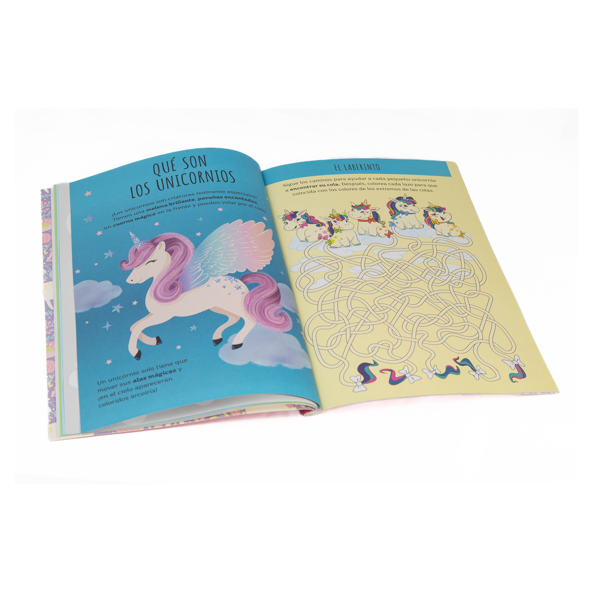 Unicornios pegatinas y actividades