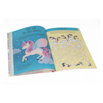 Unicornios pegatinas y actividades