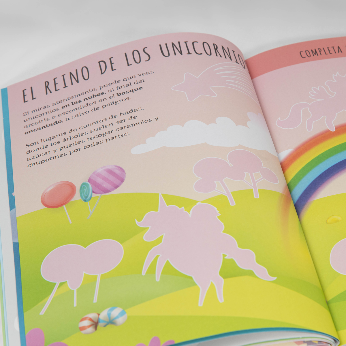 Unicornios pegatinas y actividades
