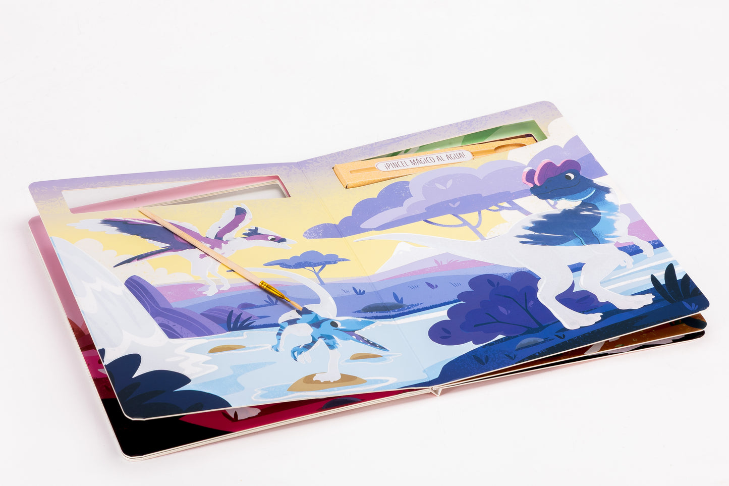 Libera los colores de los dinosaurios